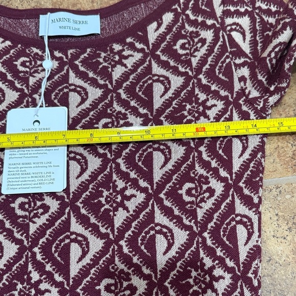 New Marine Serre Moon Diamond Jacquard Mini Dress Small S Celestial Fall Iconic - Picture 9 of 12